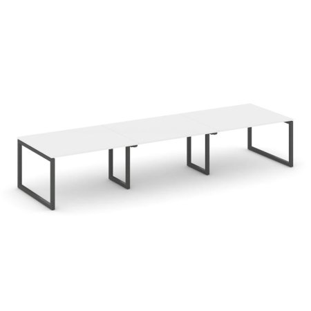 Стол переговорный SN-5O.SPRG-054.3 (4740х1180х750) (Белый/Металл Антрацит)