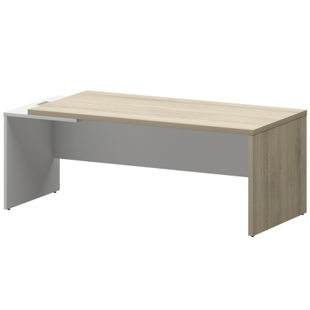 Стол руководителя левый Кортез KZ-20L 2000x900x750 (Кронберг/Белый)