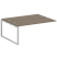 Проходной наборный элемент рабочей станции Metal System Style БО.ПРС-СП-2.5 1800x1475x750 (Дуб Наварра/Серый металл)