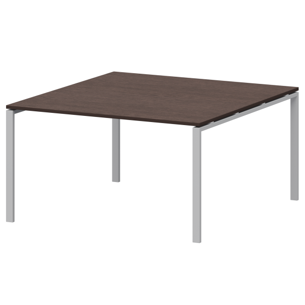 Стол переговорный на металлокаркасе Арго-М АМП-002.123 1200x1236x760 (Дуб венге/Белый)