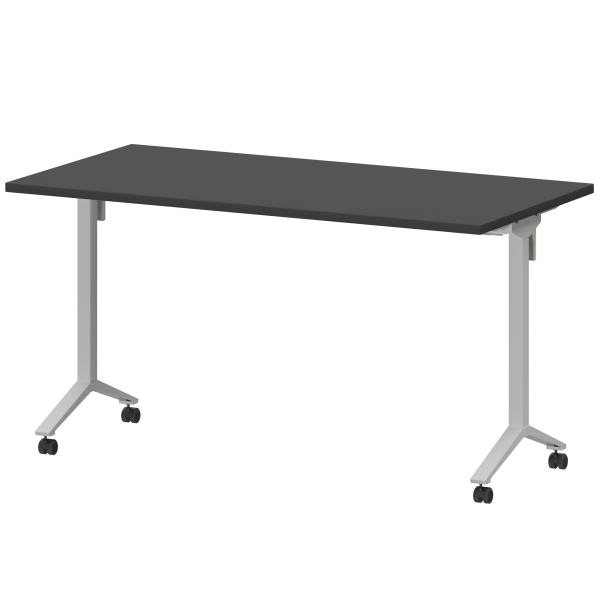 Стол мобильный складной Моби МБ25-140.70 1400x700x750 (Графит/Белый)