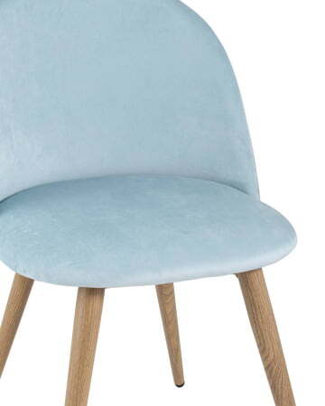Стул Лион велюр пыльно-голубой (Стул Лион NEW пыльно-голубой)