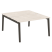 Рабочая станция на деревянных опорах Onix Wood OW.D.RS-2.3.8 1380x1635x750 (Тиквуд Светлый/Дуб Темный)