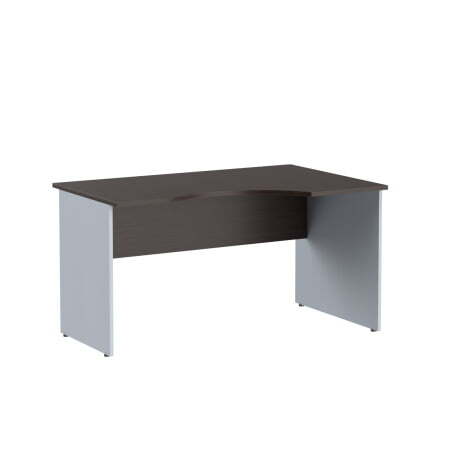 Стол криволинейный Имаго СА-2 Пр 1400x900x755 (Венге-металлик)