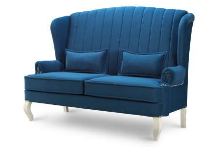Диван 2-местный Grand (1670x830x1180) Голубой (Голубой)