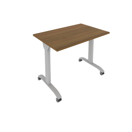 Стол складной мобильный Mobile system СМ-2 1000x650x757 (Орех Гварнери/Серый металл)