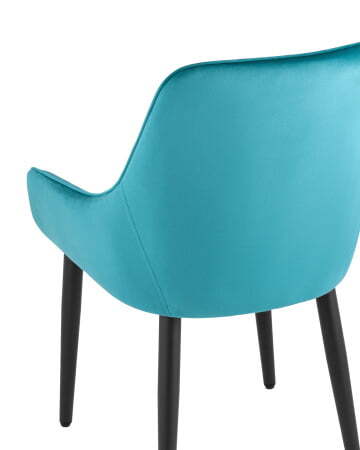 Стул Диана велюр темно-бирюзовый (Стул Диана темно-бирюзовый)