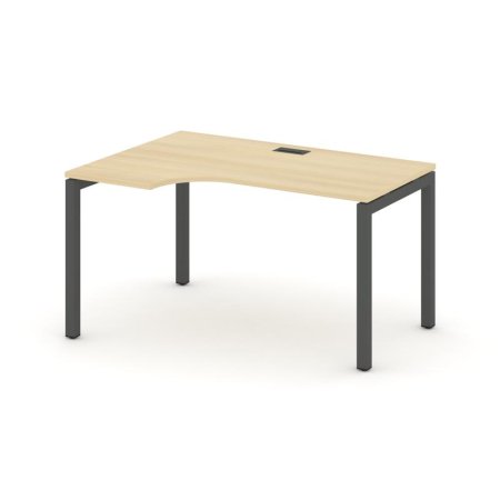 Стол рабочий эргономичный SN-5P.SPA-022(L) (1580х800/980х750) (Акация Лорка/Металл Антрацит)