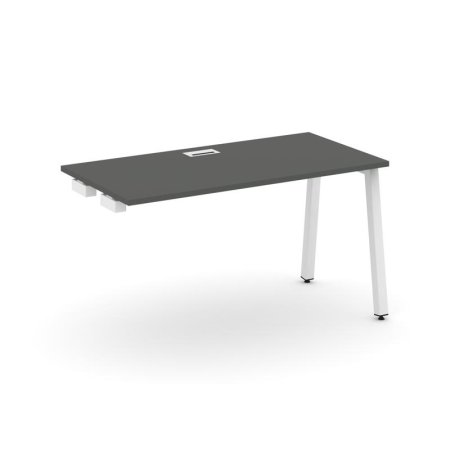 Стол-приставка к опорным элементам SN-5A.OPRS-024 (1580х800х750) (Антрацит/Металл Белый)