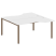 Рабочая станция криволинейная Metal System Style БП.РАС-СА-2.1 1600x1835x750 (Дуб Наварра/Серый металл)