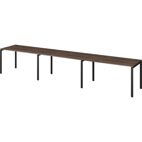 Бенч линейный на 3 рабочих места Арго-М АМБЛ-002-3 3600x730x760 (Лагос/Антрацит)