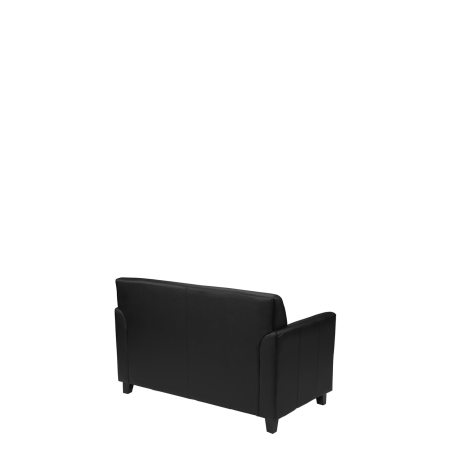 Диван офисный Дипломат (М-51) 2-х местный (Черный)