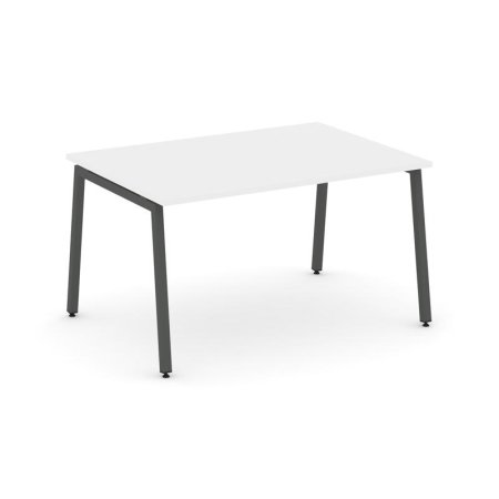 Стол переговорный SN-4A.SPRG-003.3 (1380х980х750) (Белый/Металл Антрацит)