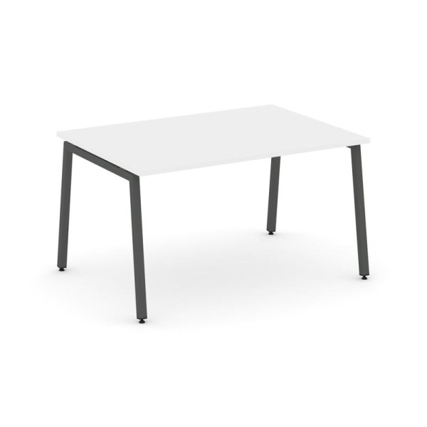 Стол переговорный SN-4A.SPRG-001.3 (980х980х750) (Белый/Металл Антрацит)