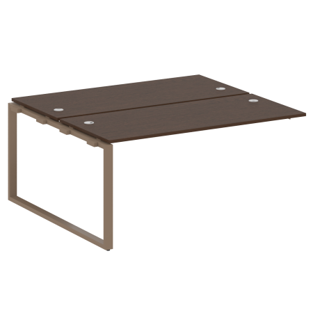 Проходной наборный элемент рабочей станции Metal System Style БО.ПРС-СП-2.4 1600x1475x750 (Венге Цаво/Мокко металл)