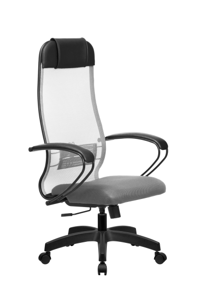 Кресло для руководителя Метта МЕТТА-11(MPRU)/подл.130/осн.001 (Светло-серый)