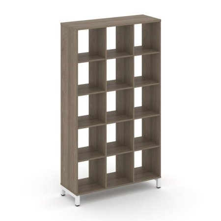 Каркас стеллажа 5 ярусов SN.KS-530 (1121х400х1982) (Вяз Благородный/Металл Белый)