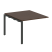 Проходной наборный элемент переговорного стола Metal System Style БП.ППРГ-1 1000x1235x750 (Дуб Наварра/Серый металл)