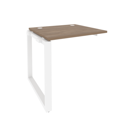 Наборный элемент рабочей станции на О-образном м/к Onix O.MO-1.NRS-0.7 780x720x750 (Дуб Аризона/Белый Металл)