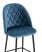 Стул полубарный Марсель велюр пыльно-синий (Стул полубарный Марсель синий)