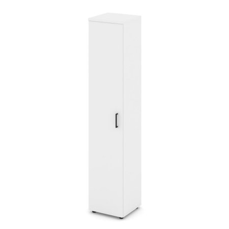 Шкаф высокий узкий универсальный SN.STU-108 (400х400х1982) (Белый)