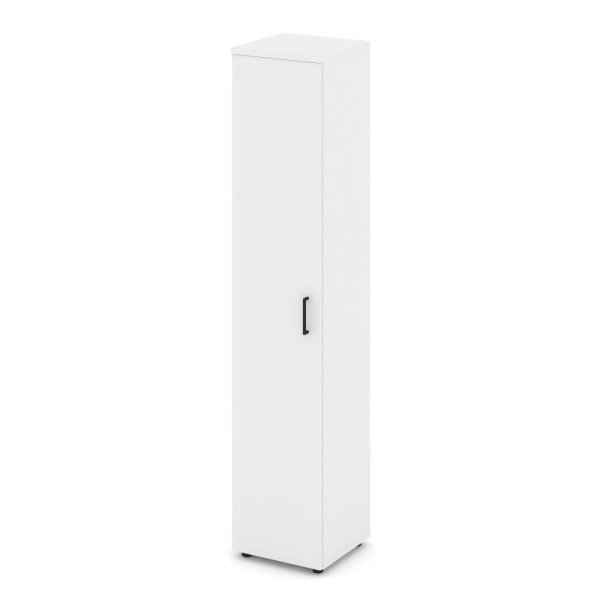 Шкаф высокий узкий универсальный SN.STU-108 (400х400х1982) (Белый)