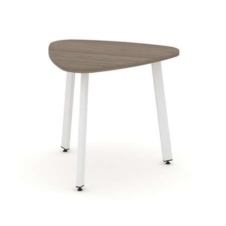 Стол переговорный SN-6.SPRG-70.3 (900х900х750) (Вяз Благородный/Металл Белый)