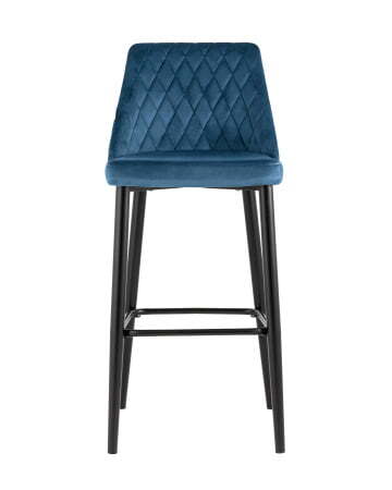 Стул барный Диего велюр пыльно-синий (Стул барный Диего синий)