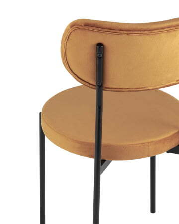 Стул Барбара велюр терракотовый (Стул Барбара терракотовый)