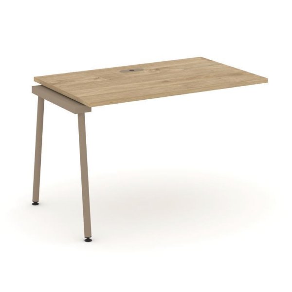 Наборный элемент рабочей станциии ES.1.NRS-2-LK (1180х730х750) (Тиквуд Светлый/Металл Латте)