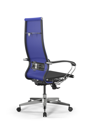 Кресло для руководителя Метта SynchroSit 10 B1-107K - T /Km00/Nb00/K1cL(M20.B22.G18.W02) (Васильковый | Черный)