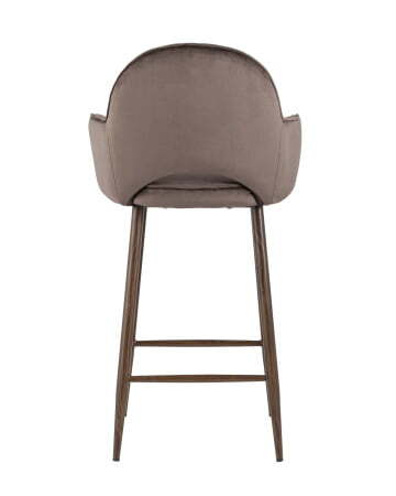 Стул полубарный Венера диамант велюр коричневый (Стул полубарный Венера диамант коричневый)