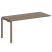 Проходной наборный элемент рабочей станции Metal System Style БП.ПРС-СП-1.4 1600x720x750 (Дуб Наварра/Серый металл)