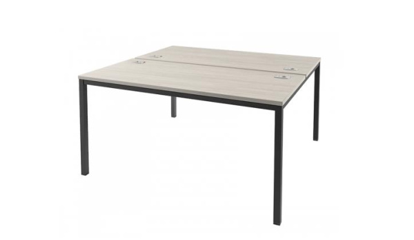 Стол-тандем на 2 рабочих места Инновация IL-42 1500х1432х750 (Акация МораваАнтрацит)