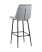 Стул барный Флекс велюр серый (Стул барный Флекс серый)