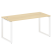 Стол письменный Metal System Style БО.СП-4 1600x720x750 (Дуб Наварра/Серый металл)