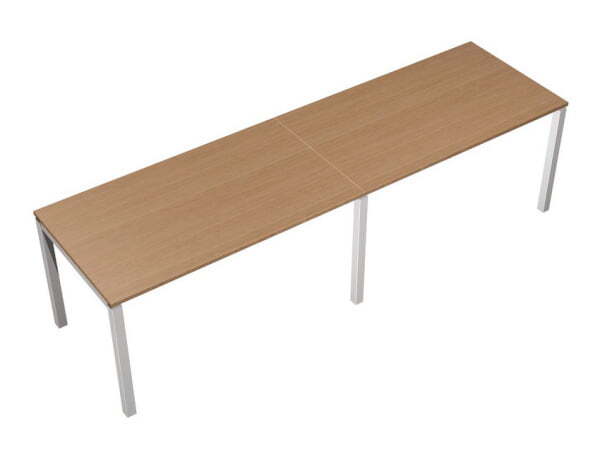 Рабочая станция Profiquadro КВ 0104-2 БВ 2400x800x750 (Белый премиум / Вишня скандинавскаяСерый)