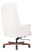 Кресло руководителя _DUKE белый кожа крестов. металл/дерево (Белый)