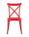 Стул Кроссбэк пластиковый красный (Стул пластиковый Кроссбэк красный)