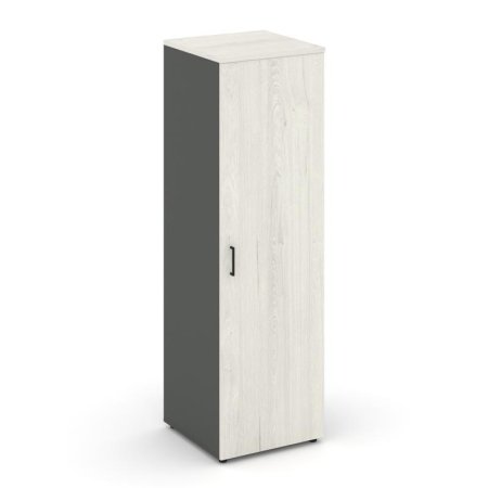 Гардероб узкий глубокий SN.GB.E-002 (600х600х1982) (Антрацит/Дуб Наварра)