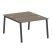Рабочая станция Metal System Style БА.РАС-СП-2.2 1200x1475x750 (Дуб Наварра/Серый металл)