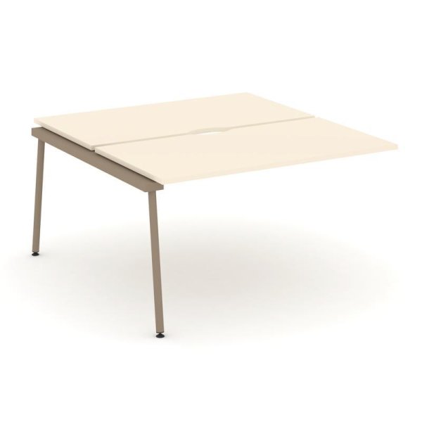 Двойной наборный элемент рабочей станциии ES.2.NRS-3-VK (1380х1500х750) (Сатин/Металл Латте)