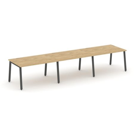 Стол переговорный SN-6A.SPRG-022.3 (3540х980х750) (Тиквуд Светлый/Металл Антрацит)