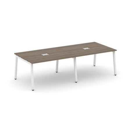 Стол переговорный SN-5A.SPRG-044 (3160х1180х750) (Вяз Благородный/Металл Белый)