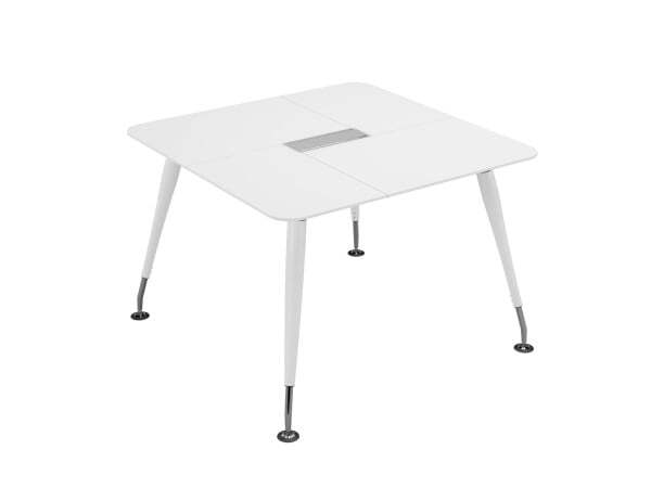 Стол для переговоров Emporio EMP502.HGW 1100x1100x757 (Белый глянецБелый)