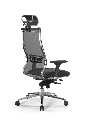 Кресло для руководителя Метта Samurai L2-6D - TS+Infinity /Kc00/Wm06/D04P/H2cL-3D(M06.B32.G11.W03) (Черный)