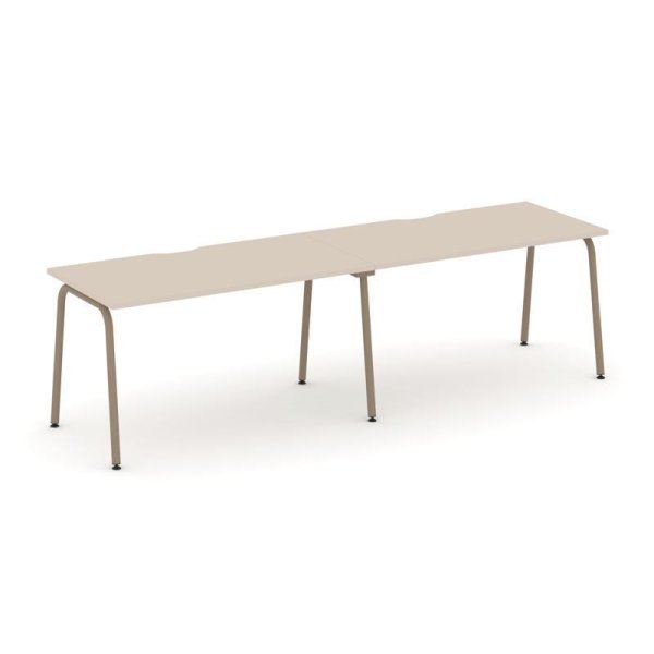 Рабочая станция 2 места ES.RS-2.3-VK (2760х730х750) (Капучино/Металл Латте)