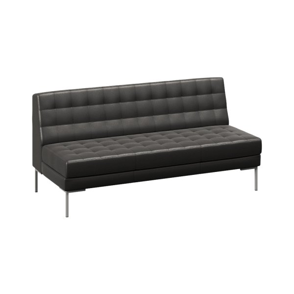 Диван без подлокотников трехместный FR-D-03 (Oregon 16/Металл Серый)