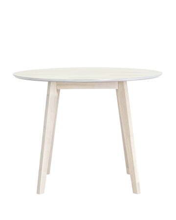 Стол обеденный GERDA 100*100 беленый дуб (Стол обеденный Gerda белёный дуб)