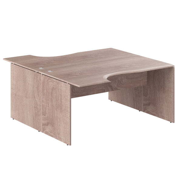 Рабочая станция из 2-х столов Wave W2CET 169.3 1600x1806x750 (Дуб Сонома)